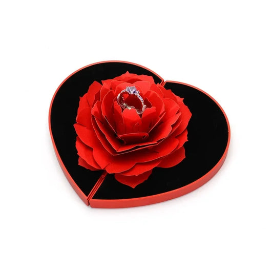 Rose Petal Ring Box