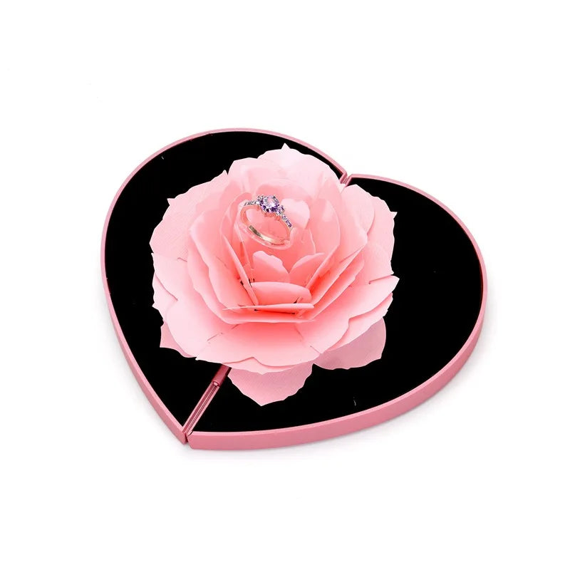 Rose Petal Ring Box